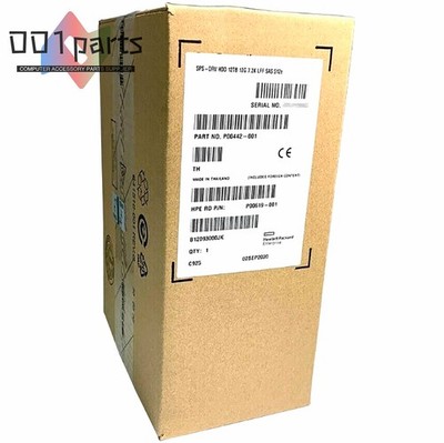 NEW For HPE MSA 12TB 12G SAS 7.2K 3.5'' MIDLINE 512E HDD Q2R42A P00442-001