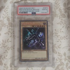 Konami Red-Eyes Black Dragon 1st Edition Secret Rare SBC1-ENF01 PSA 10