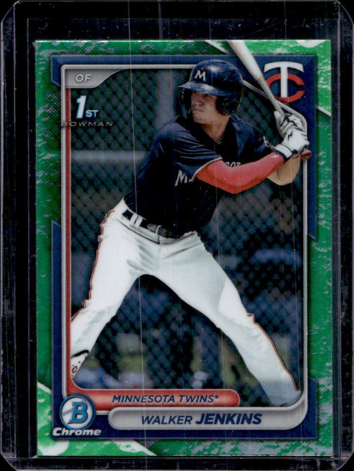 2024 Bowman Walker Jenkins Chrome Lunar Glow Refractor 1st #BCP-43 Twins