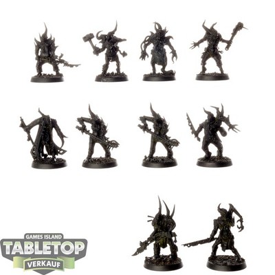 Death Guard - 10 x Poxwalkers - teilweise bemalt