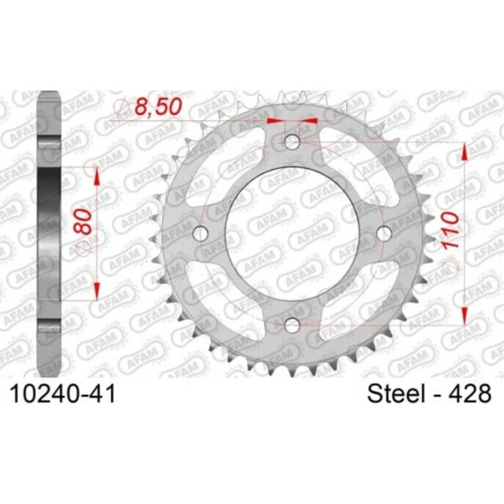Crown AFAM Steel Standard 10240-428 for Moto Spare Parts