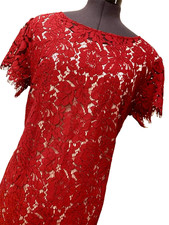 Sommerkleid Kleid Spitze Rot von APART Gr. 40...