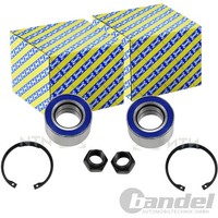 2X SNR RADLAGER-SATZ Vorne Passend FÜR Ford Courier Escort Fiesta KA Orion Puma