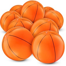 Inflatable Basketballs Pack of 12 16-inch Beach Balls for Pool Beach Toys ...