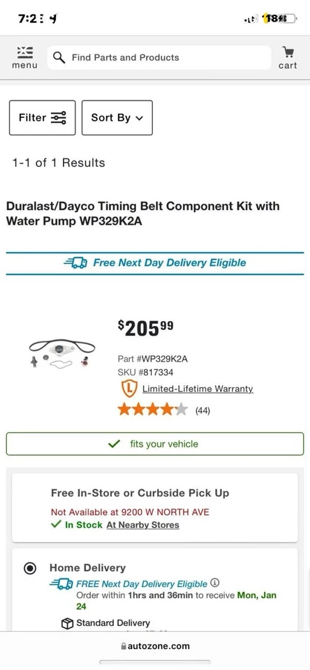 Bomba de agua 2004-2008 para Acura TL Foto 2 de 2