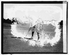 Photo:Warren G Harding 1920 Golfing Photograph Print