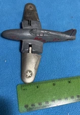 VINTAGE HUBLEYKiddie Toy Aircraft Carrier Plane Number 430 Jet USA Parts