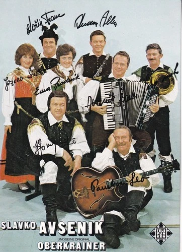 Autograph - Slavko Avsenik and his original Oberkrainer