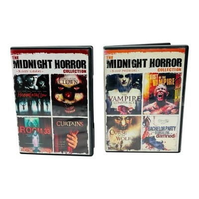 Midnight Horror Collection DVDs Lot of 2 Bloody Slashers & Blood Predators