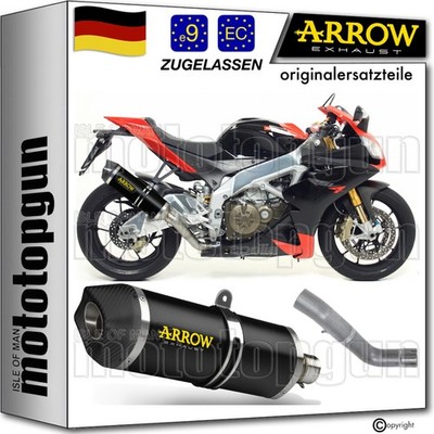 ARROW AUSPUFF OP RACE-TECH ALUMINIUM SCHWARZ C APRILIA RSV4 RSV-4 2013 13