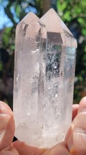 Bergkristall Doppel-Spitze - 337 g - ca. 10 x 5 x 4 cm