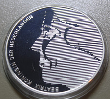 Olanda 50 fiorini 1984 argento KM#208 PP-Proof #F7330 "400. Anniversario della morte"