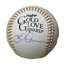 Brad Ausmus Autographed Rawlings Official Gold Glove Award Baseball