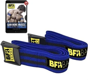 BFR BANDS PRO Bandes de restriction du flux sanguin pour bras, jambes & Occlusion des glutens