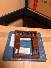 Mercedes W201 Console Shifter Panel Cover Burl Wood Zebrano A2016802075 Oem Mercedes W201 Console Shifter Panel Cover Burl Wood Zebrano A2016802075 Oem