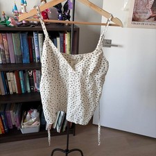 John Galt Brandy Melville Floral Tie Strap Cami Top One Size NWT