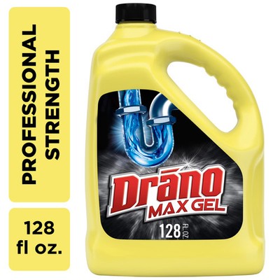 Max Gel Drain Clog Remover, Commercial Line, 128 fl oz