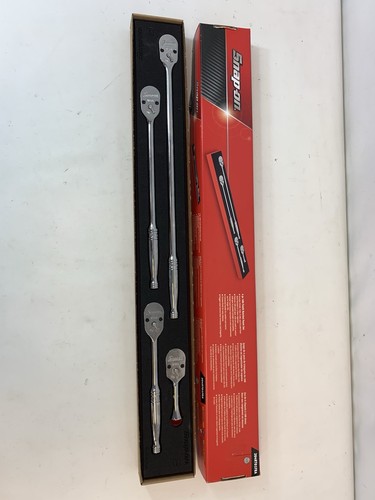 NUEVO Juego de trinquete Snap On 204RT01FRA 4 piezas 3/8" Dr Dual 100 dientes FLL100 FL100 FK100 - Imagen 5 de 8