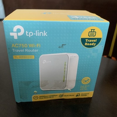 TP-Link TL-WR902AC EU AC750 Dual-Band WLAN Reise-Router für 3G 4G Modem V3