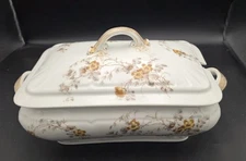 Charles Field Haviland Limoges GDA France Schleiger Tureen Dish w Lid &  Slot 