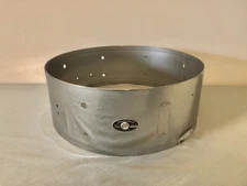 Vintage 1970s Slingerland 14x5 Sound King Snare Drum Shell Steel w/ Crimped Beds