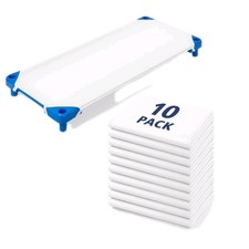 Comfyanno Cot Sheets for Daycare Standard Size - 23" x 51" - 10 Pack Bulk
