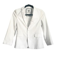 Kids white Suit jacket, blazer size 10