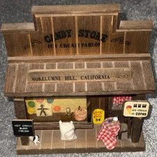 Vintage Wall Hanging Wooden Candy Store Ice Cream Parlor 1950s Mokelumne Hill CA