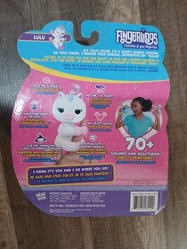 Fingerlings 4" Lulu Unicorn Figure with 70+ Sounds and Reactions