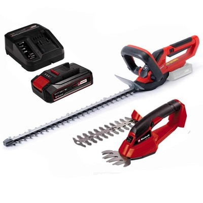 Einhell-Heckenschere GC-HS 18V 50,6 cm + Gras-/ Strauchschere.Akku 2,5 Ah, Ladeg