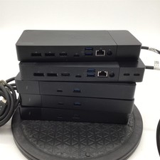 Lot of 5 Dell K20A Docking Stations WD22TB4 WD19S WD19TBS