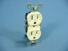 Leviton Residential Almond Duplex Receptacle Outlets NEMA 5-15R 15A 125V 5320-A