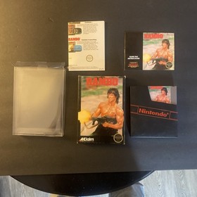 Rambo NES Nintendo Complete CIB Authentic! Circle Seal! Rare!