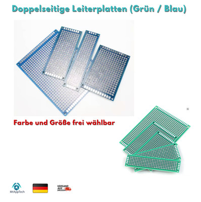 Doppelseitige Lochrasterplatine - Prototyp Platine Leiterplatte PCB Board