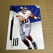 2008 SP Football Authentic Eli Manning #54 New York Giants NFL CARD
