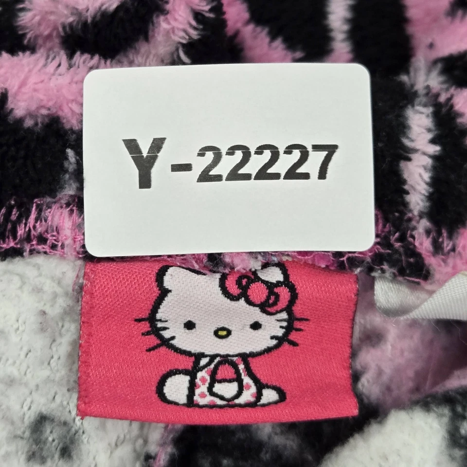 Sanrio Mujeres Ropa de Dormir PEQUEÑO Rosa Pijama Pantalones Estampado Animal Vellón Hello Kitty Foto 2 de 4