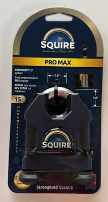 Squire Pro Max Stronghold SS65CS Strongest 2.5'' Padlock Retail $175 Brand New!!!