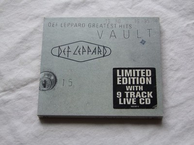 DEF LEPPARD-'' VAULT'' 2xCD 1ST PRESS 1995 LIMITED EDITION SLIPCASE