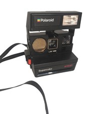 Polaroid Supercolor 670AF Instant Autofocus 600 Type Camera - Name Carved READ 