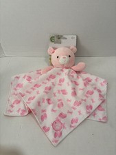 Little Me Pink Bear Lovey Ballet Slippers And Bows FLAW