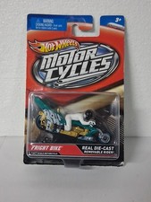 Fright Bike Hot Wheels Motor Cycles w/ Removable Rider Real Diecast A21