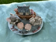Vintage Noah’s Ark Mini Tea Set Cherished Moments Collection 352009