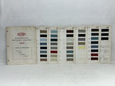 1965 Chrysler Dodge Plymouth Imp. Original Dupont Paint Color Chip Chart 7 Pages