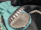 Tiffany & Co. Sterling Silver Scallop Shell Shaped Hinged Pill Trinket Box — photo 2
