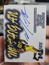 Tk Legacy Michigan M-stat Mario Manningham Auto /50