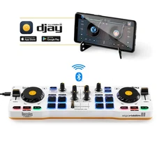 Hercules DJControl Mix Bluetooth Wireless DJ Controller for Smartphones (iOS and