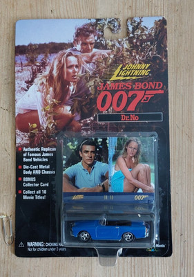 Johnny Lightning James Bond DR NO Sunbeam Alpine in sehr gutem Zustand.