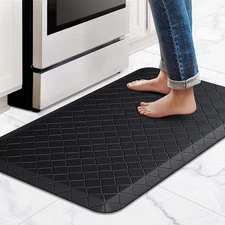 Happytrends Floor Mat Cushioned Anti-Fatigue ,17.3"X28",Thick Waterproof Non-Sli