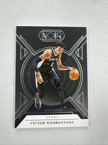 2024-25 Panini Noir Victor Wembanyama Icon Edition /99 Spurs KG