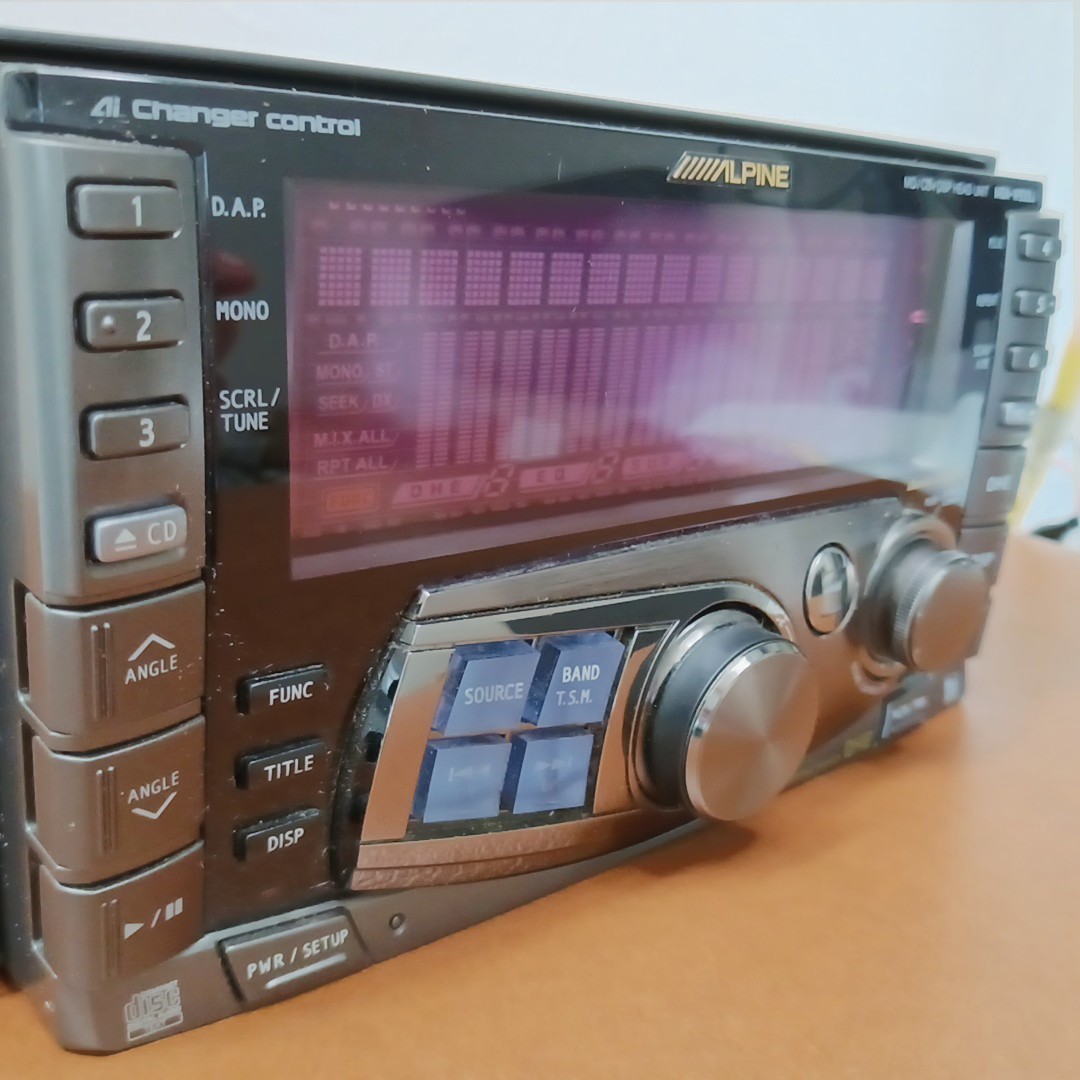 Alpine MDA-W933J 2DIN Car Audio MD CD Head Unit DSP Ai-NET Tested